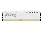 Kingston FURY™ Beast DDR5 Speicher 64GB 6000MT/s CL40 DIMM (4er-Kit) Weiß XMP