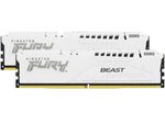 Kingston FURY™ Beast DDR5 Speicher 32GB 6400MT/s CL32 DIMM (2er-Kit) Weiß EXPO