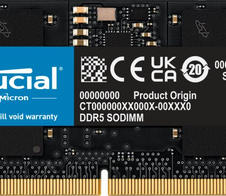Crucial RAM 24GB (1x24GB) DDR5 5600MHz SODIMM schwarz