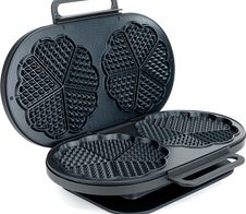 WILFA WDM5B-200 Waffeleisen DOUBLE JOY,  2x20cm, 1.500W, schwarz