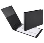 VELOFLEX Ringbücher 4-Ringe DIN A3 quer 4,50 cm schwarz