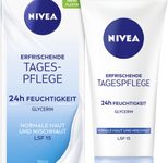 NIVEA 24h FEUCHTIGKEIT LFS 15 ERFRISCHENDE Gesichtscreme 50,0 ml