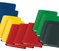 VELOFLEX Sammelmappen DIN A4 rot, blau, gelb, grün, schwarz 12 St.