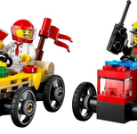 LEGO® City Fahrzeuge - Pizzalieferwagen vs. Löschauto