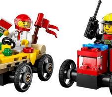 LEGO® City 60458 Pizzalieferwagen vs. Löschauto