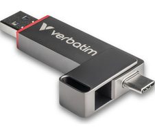 Verbatim Dual QuickStick USB-Stick - 256 GB