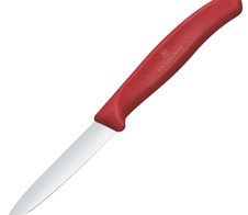 VICTORINOX Küchenmesser Swiss Classic silber, rot
