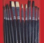 BRUNNEN Pinselset ErgoLine Größe 2, 4, 6, 8, 10, 12