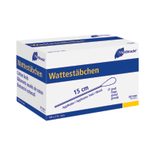 Meditrade® Wattestäbchen 15cm groß Holz 200 St.