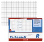 BRUNNEN Zahlenlernheft kariert DIN A5 quer 16 Blätter