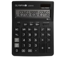 Olympia Tischrechner LCD-416 schwarz