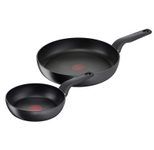 Tefal® Pfannen-Set HARD TITANIUM PRO schwarz 2-tlg.