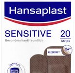 Hansaplast Pflaster SENSITIVE dunkelbraun 20 St.
