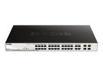 D-Link DGS-1210-28MP/E, 28-Port Layer2 PoE+ Gigabit Smart Managed Switch
