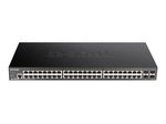 D-Link DGS-1250-52X/E, 52-Port Smart Managed Gigabit Switch 4x 10G