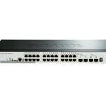 D-Link DGS-1510-28P/E, 28-Port Smart Managed PoE Gigabit Stack Switch 2x 10G