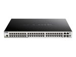 D-Link DGS-1510-52XMP/E, 52-Port Smart Managed PoE+ Gigabit Stack Switch 4x 10G