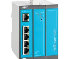 INSYS icom MRX MRX3 LAN - Router 5-Port-Switch, VPN, 5x Ethernet 10/100BT, 2xdig