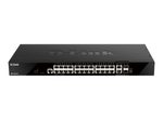 D-Link DGS-1520-28/E, 28-Port Smart Managed Gigabit Stack Switch 4x 10G