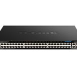 D-Link DGS-1520-52MP/E, 52-Port Smart Managed PoE+ Gigabit Stack Switch 4x 2.5 GE, 4x 10G