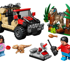 LEGO® Jurassic World 76972 Raptor Verfolgungsjagd mit dem Geländewagen