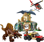 LEGO® Jurassic World Spinosaurier & Quetzalcoatlus: Hubschrauber-Einsatz