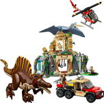 LEGO® Jurassic World Spinosaurier & Quetzalcoatlus: Hubschrauber-Einsatz
