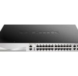 D-Link DGS-3130-30PS/E, 30-Port Layer 3 PoE Gigabit Stack Switch (SI)