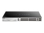 D-Link DGS-3130-30S/E, 30-Port Layer 3 Fiber Gigabit Stack Switch (SI)