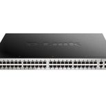 D-Link DGS-3130-54PS/E, 54-Port Layer 3 PoE Gigabit Stack Switch (SI)