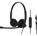 EPOS IMPACT 100 Series Headset On-Ear, kabelgebunden - USB-A, USB-C - schwarz