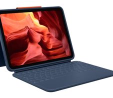 Logitech Rugged Combo 4 Tastatur-Case mit Trackpad für iPad 10. Gen. & (A16) - Deutsch - Blau