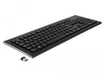DeLOCK 12671 Tastatur Büro RF Wireless QWERTZ Deutsch Schwarz