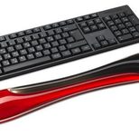 Kesington Handballenauflage für Tastaturen Slim Duo Gel, rot