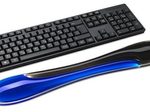 Kesington Handballenauflage für Tastaturen Slim Duo Gel, blau