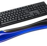 Kesington Handballenauflage für Tastaturen Slim Duo Gel, blau