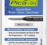 Pica Dry Wasserstrahl Ersatzminen für Tieflochmarker-Bleistift 2.8 mm 3x grün, 3x blau, 2x weiß