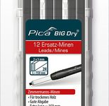 Pica Big Dry Bleistiftminen für Zimmermannsbleistift mit Druckmechanismus 2.0 - 5.0 mm graphite