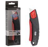 WEDO Cuttermesser Safety Plus Kunststoff schwarz 19,0 mm, 1 St.