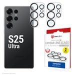DISPLEX Full Cover Camera Lens Glass, Samsung Galaxy S25 Ultra (2 Stück)