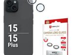 DISPLEX Premium Camera Lens Glass, iPhone 15/15 Plus Einzelringe