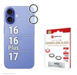 DISPLEX Premium Camera Lens Glass, Apple iPhone 16/16 Plus/17 (Einzelringe)