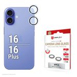 DISPLEX Premium Camera Lens Glass, iPhone 16/16 Plus Einzelringe