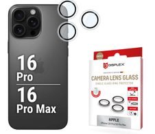 DISPLEX Premium Camera Lens Glass, iPhone 16 Pro/16 Pro Max