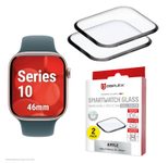 DISPLEX Unzerbrechliches Full Cover Smartwatch Glass für Apple Watch 10 (46mm)