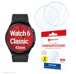 DISPLEX Unzerbrechliches Smartwatch Glass für Samsung Galaxy Watch 6 Classic (43mm)