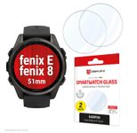 DISPLEX Unzerbrechliches Smartwatch Glass für Garmin fenix E/fenix 8 (51mm)