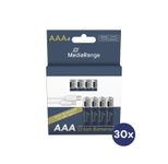 MediaRange USB-Akkus mit Ladekabel Micro AAA 500 mAh