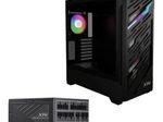 ADATA XPG PC-Gehäuse Starker Air BTF Midi-Tower schwarz + Netzteil Core Reactor II VE 850W