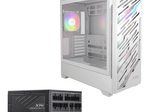 ADATA XPG PC-Gehäuse Starker Air BTF Midi-Tower weiß + Netzteil Core Reactor II VE 850W
